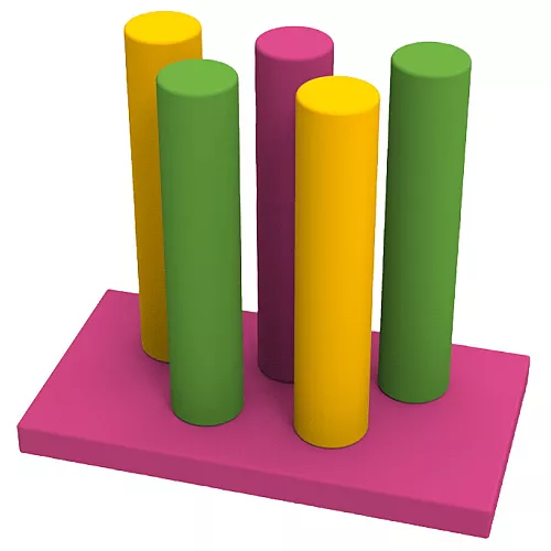 Дитячий модульний набір Частокіл (6 частин)