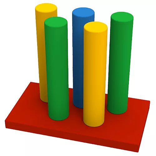 Дитячий модульний набір Частокіл (6 частин)