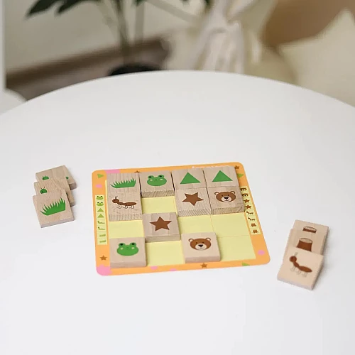 Настольная игра 3 в 1 Мемори (32 детали)