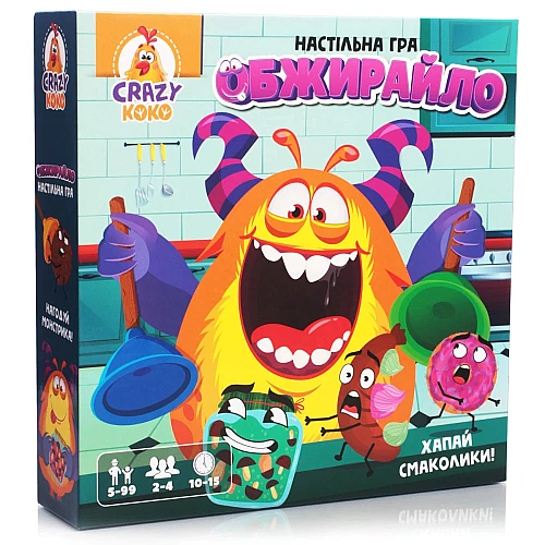 Настольная игра Обжора (2-4 игрока)