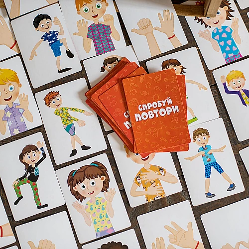 Настольная игра Попробуй повтори Настольная игра Попробуй повтори