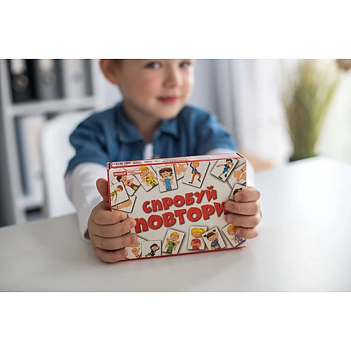 Настольная игра Попробуй повтори Настольная игра Попробуй повтори