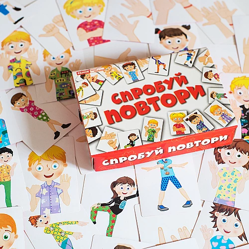 Настольная игра Попробуй повтори Настольная игра Попробуй повтори
