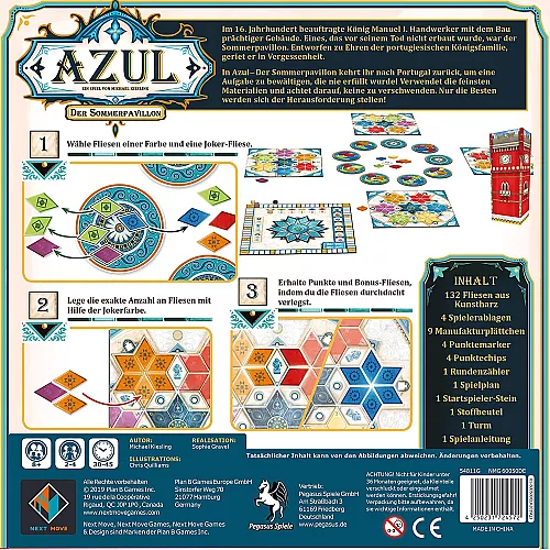 Настольная игра Азул (2-4 игрока) Настольная игра Азул (2-4 игрока)