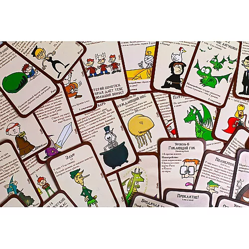 Настольная игра Манчкин на русском языке (для 3-6 игроков) Настольная игра Манчкин на русском языке (для 3-6 игроков)