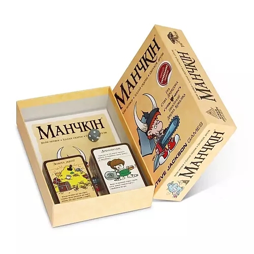 Настольная игра Манчкин на украинском языке (для 3-6 игроков) Настольная игра Манчкин на украинском языке (для 3-6 игроков)