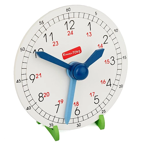 Дерев'яний навчальний годинник (18 x 18 см)