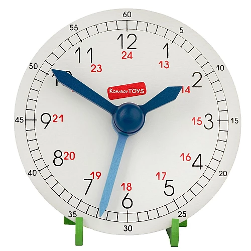 Дерев'яний навчальний годинник (18 x 18 см)