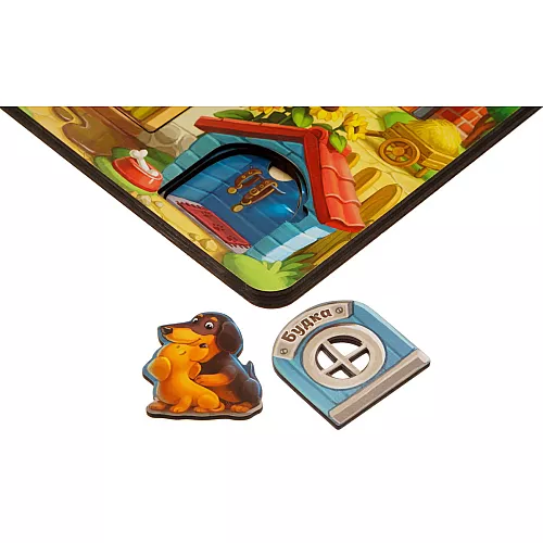 Развивающий трехслойный пазл Ферма