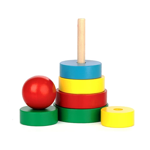 Развивающая игрушка пирамидка Кольцевая