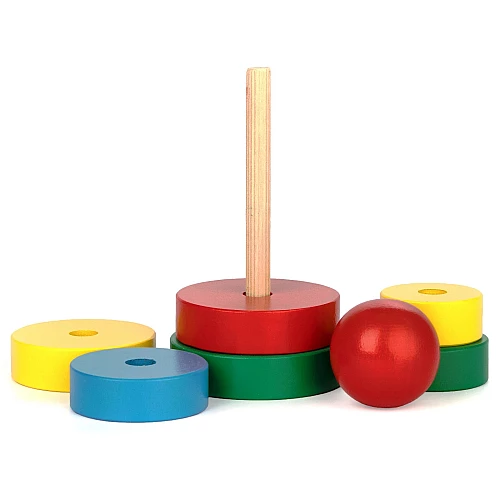 Развивающая игрушка пирамидка Кольцевая