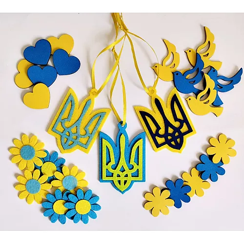 Підвіс з фетру Герб (1 шт) Підвіс з фетру Герб (1 шт)