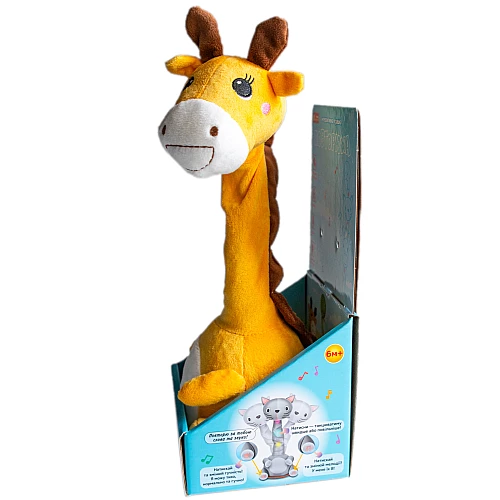 Интерактивная игрушка повторюха Жираф