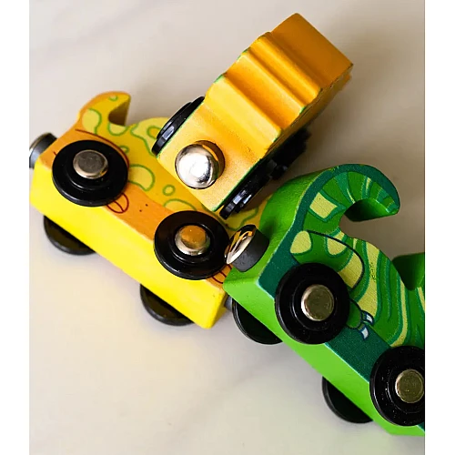 Поїзд на магнітах Динозаври (3 шт)