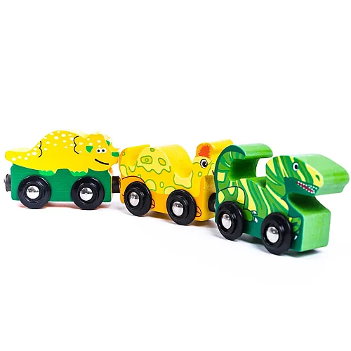 Поїзд на магнітах Динозаври (3 шт)