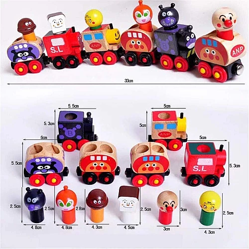 Розвиваюча іграшка Потяг (6 шт)