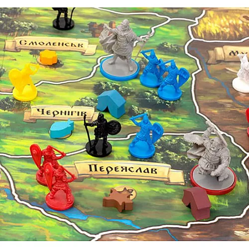 Настольная игра Rurik: Борьба за Киев (для 1-4 игроков) Настольная игра Rurik: Борьба за Киев (для 1-4 игроков)
