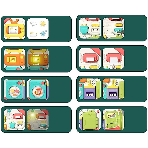 Развивающая игрушка сортер Бизиборд (звук / свет)