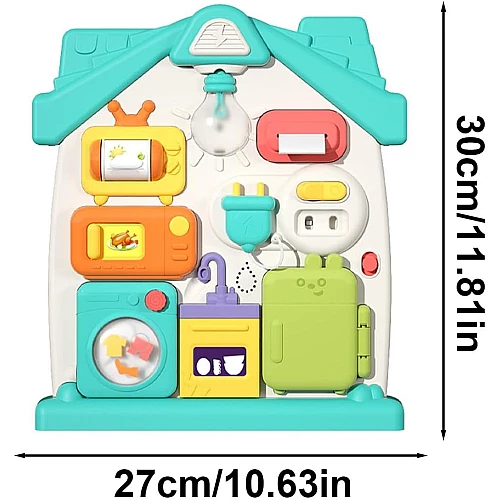 Развивающая игрушка сортер Бизиборд (звук / свет)