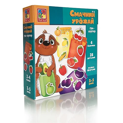 Развивающая игрушка сортер Вкусный урожай Развивающая игрушка сортер Вкусный урожай