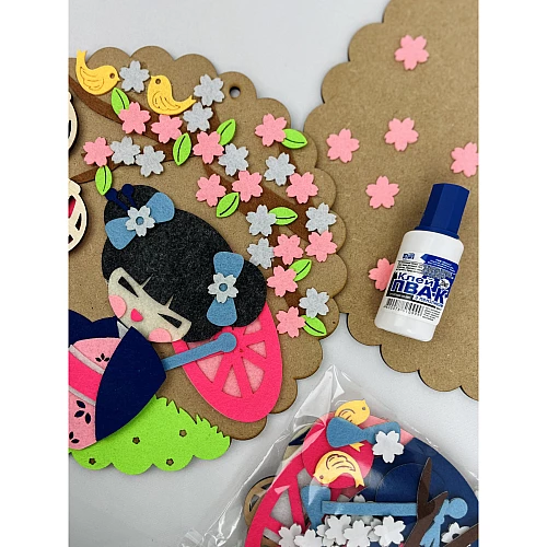Набор для творчества аппликация из фетра Весна в Японии