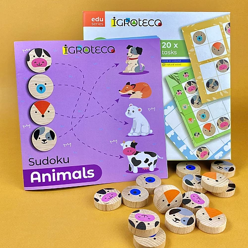 Розвиваюча настільна гра Судоку тварини