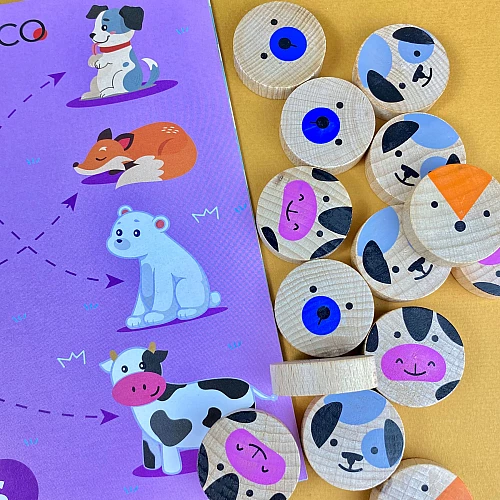 Розвиваюча настільна гра Судоку тварини