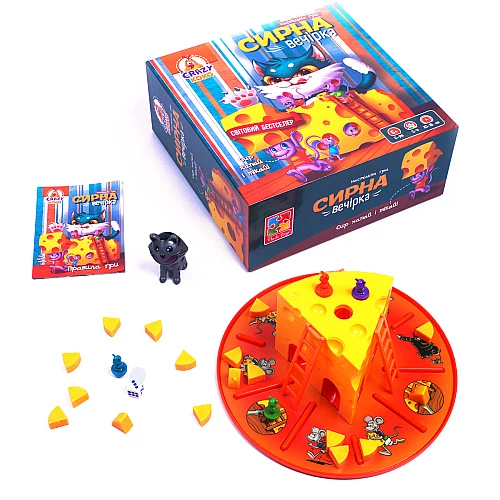 Настольная игра Сырная вечеринка (2-4 игрока) Настольная игра Сырная вечеринка (2-4 игрока)