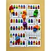 Развивающая игра Мишки в шапках (12 заданий 6 карточек)