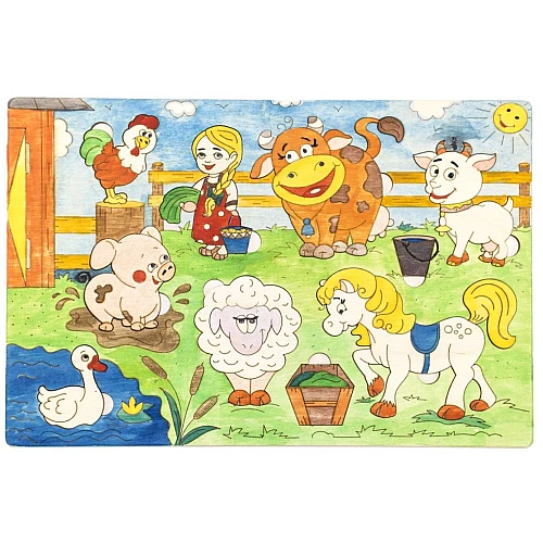 Рамка-вкладиш для розфарбовування Ферма