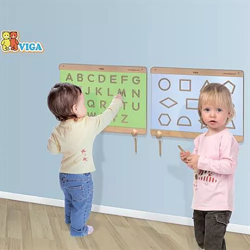 Обучающая доска Английские заглавные буквы от Viga Toys Обучающая доска Английские заглавные буквы от Viga Toys