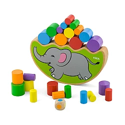 Развивающий набор Монтессори Балансирующий слоник от Viga Toys