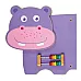 Розвиваючий бізіборд Бегемотик від Viga Toys