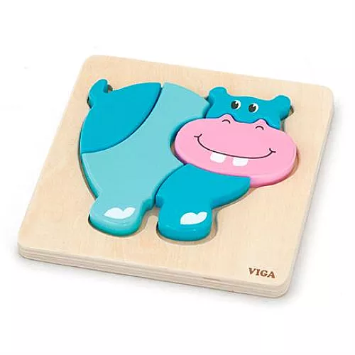 Развивающая игрушка пазл Бегемотик от Viga Toys Развивающая игрушка пазл Бегемотик от Viga Toys