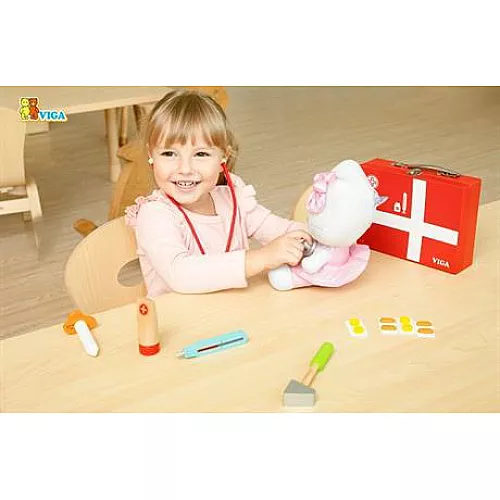 Развивающий набор Чемодан доктора от Viga Toys Развивающий набор Чемодан доктора от Viga Toys
