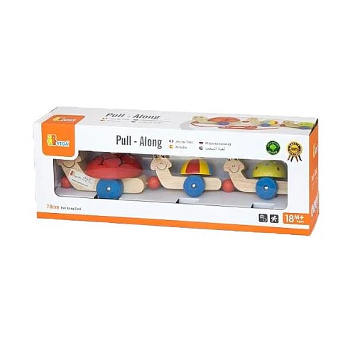 Розвиваюча іграшка каталка 3 черепашки від Viga Toys