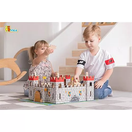Развивающий набор Замок от Viga Toys Развивающий набор Замок от Viga Toys