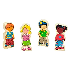 Развивающий магнитный набор Дети от Viga Toys
