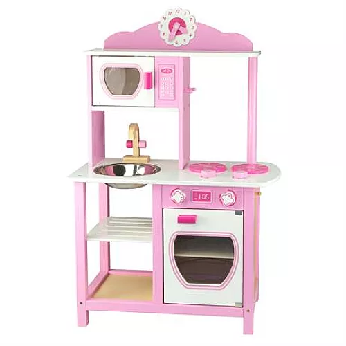 Розвиваючий набір Кухня біло-рожева від Viga Toys Розвиваючий набір Кухня біло-рожева від Viga Toys