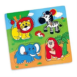 Развивающий пазл Дикие животные от Viga Toys