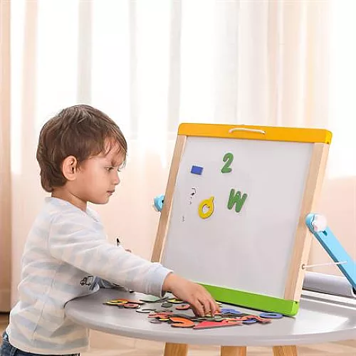 Магнитный маркерный двухсторонний мольберт от Viga Toys Магнитный маркерный двухсторонний мольберт от Viga Toys
