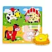 Розвиваючий пазл Ферма (4 елементи) від Viga Toys