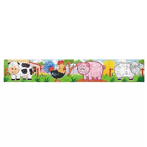 Развивающий набор пазлы Ферма (48 элементов) от Viga Toys Развивающий набор пазлы Ферма (48 элементов) от Viga Toys