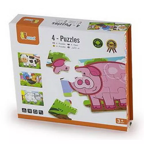 Развивающий набор пазлы Ферма (48 элементов) от Viga Toys Развивающий набор пазлы Ферма (48 элементов) от Viga Toys