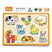 Розвиваюча рамка вкладиш Тварини ферми від Viga Toys