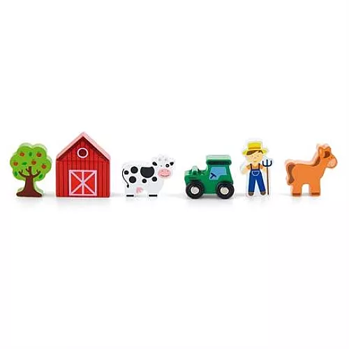 Развивающий набор Ферма (6 шт) от Viga Toys Развивающий набор Ферма (6 шт) от Viga Toys
