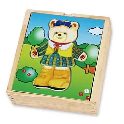 Развивающий набор Одеваем медведицу (18 деталей) от Viga Toys