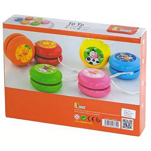 Развивающая деревянная игрушка Йо-йо (1 шт) от Viga Toys Развивающая деревянная игрушка Йо-йо (1 шт) от Viga Toys