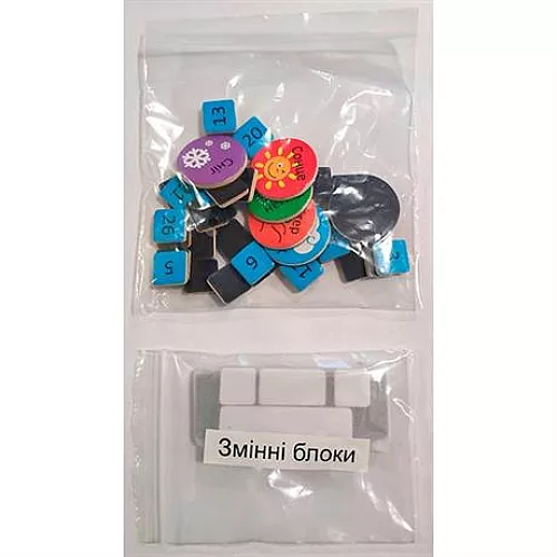 Розвиваючий Магнітний календар планер з годинником від Viga Toys Розвиваючий Магнітний календар планер з годинником від Viga Toys