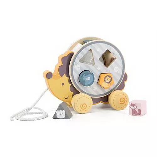 Развивающая деревянная каталка-сортер Ежик от Viga Toys Развивающая деревянная каталка-сортер Ежик от Viga Toys